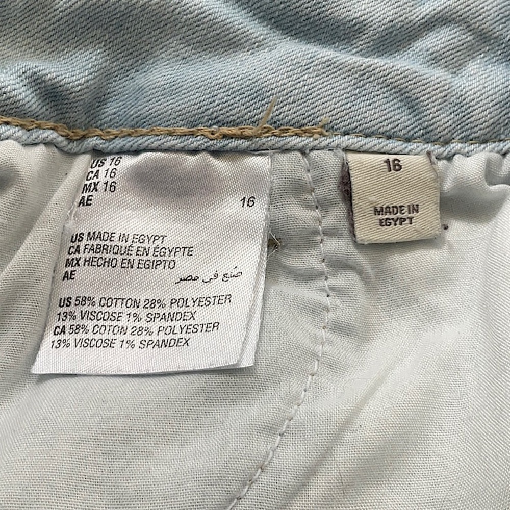 Style & Co Boot Leg Light Blue Jeans Size 16 Waist 34” Inseam 31” - Picture 6 of 7